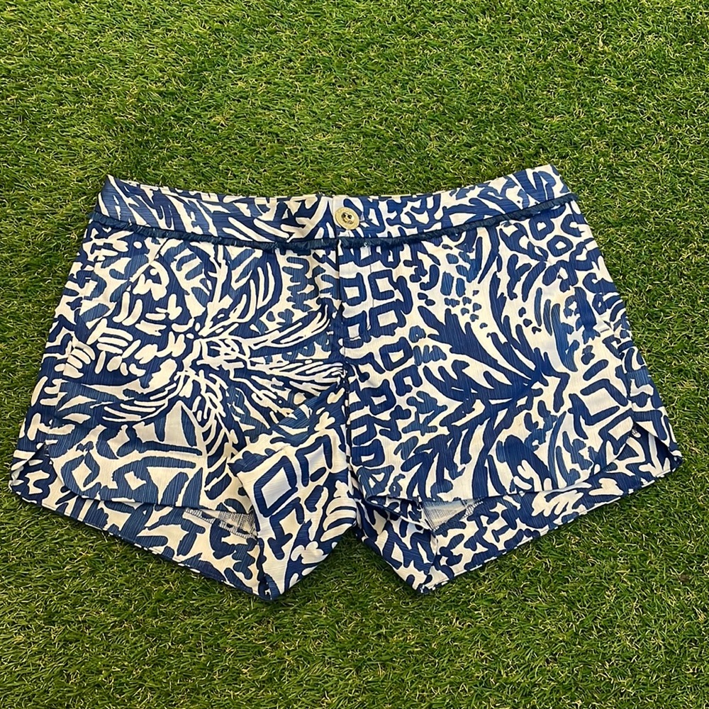 Lilly Pulitzer Indigo Home Slice Adie Shorts